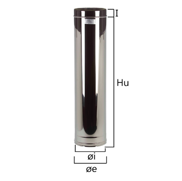 I2T1 tubo a sezione circolare con H nominale 1000 mm
