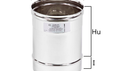 MT2 tubo a sezione circolare H nominale 250 mm