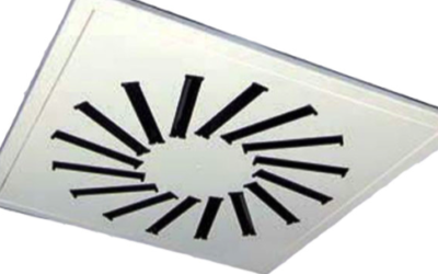 DAM61 Diffusore ispezionabile su pannello quadro