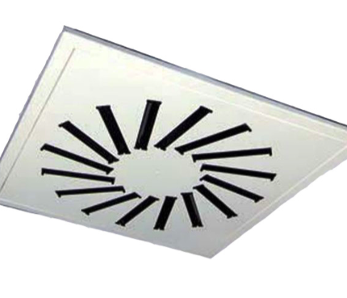DAM61Diffusore ispezionabile su pannello quadro