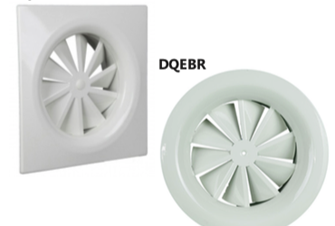 DQEB/DQEBR Diffusore a geometria fissa bombato