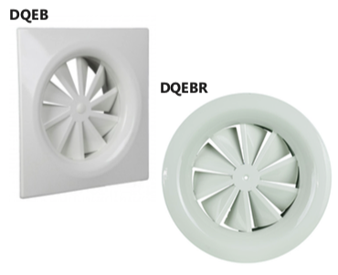 DQEB/DQEBR Diffusore a geometria fissa bombato