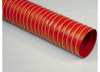 P4 Tubo flessibile realizzato con uno strato di tessuto in fibra di vetro spalmato di silicone