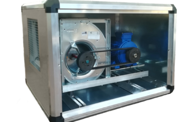 FBT THLZ Ventilatore centrifugo a pale rovesce a trasmissione cassonato completo di cinghie e pulegge